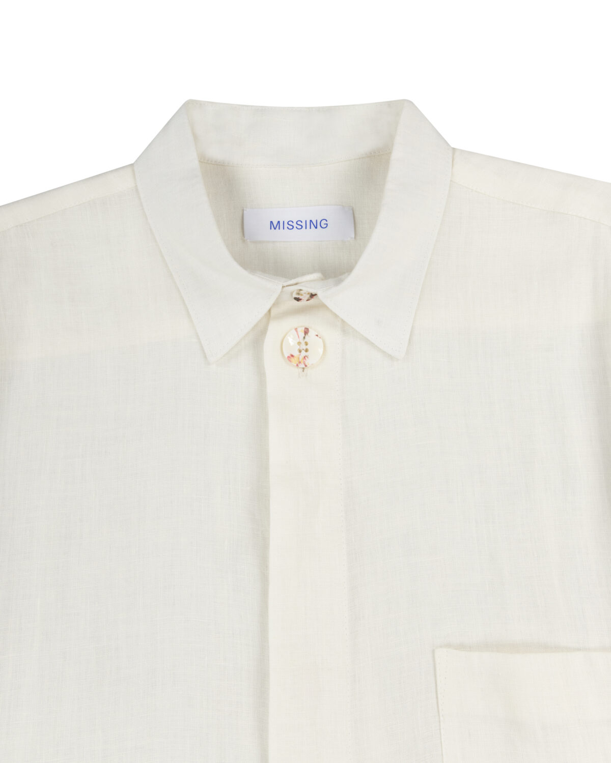 M08 Oversize Shirt - Ivory - Image 2