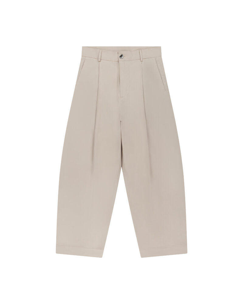 M005 Pleated Trouser - Stone