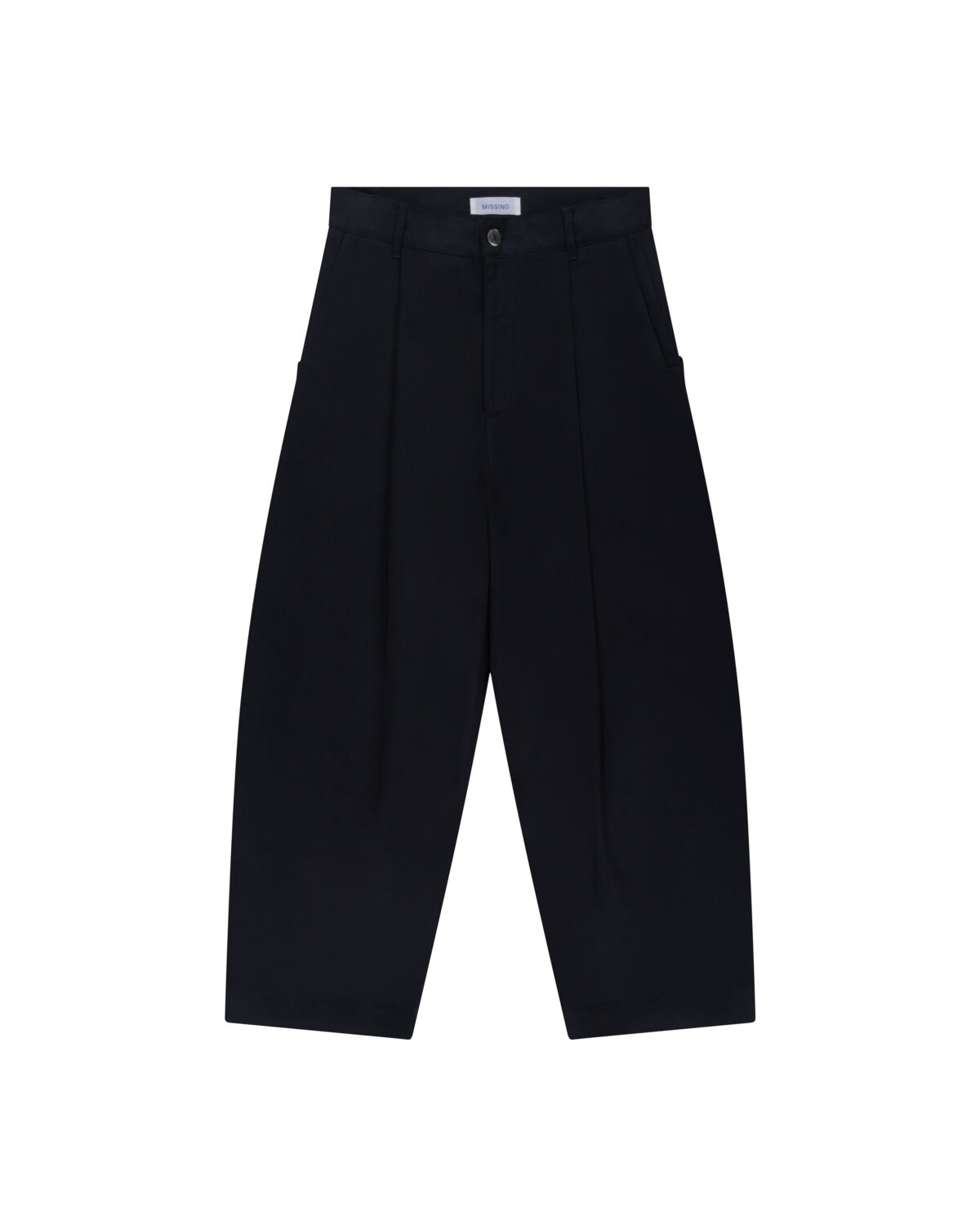 M005  Pleated Trouser - Navy